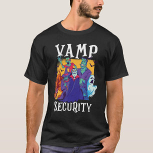 T-shirt Vamp Sécurité Costume d'Halloween facile