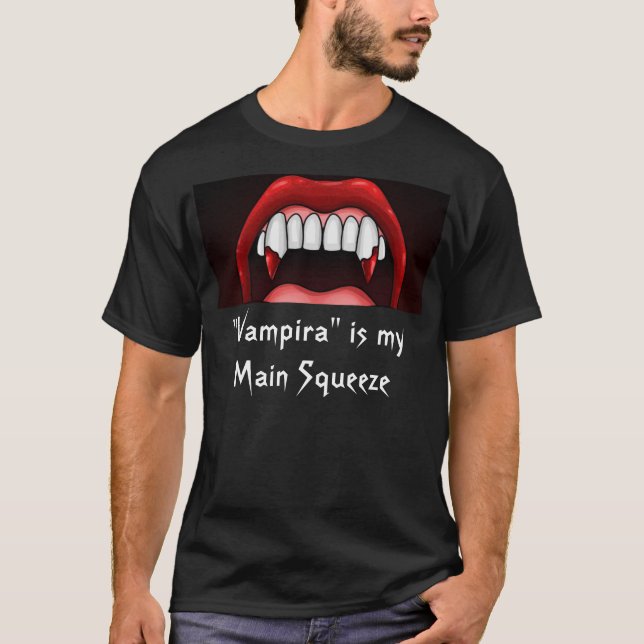 T-shirt Vampire/Bite/Vampira (Devant)