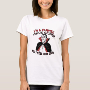 T-shirt Vampire confiant humour Halloween