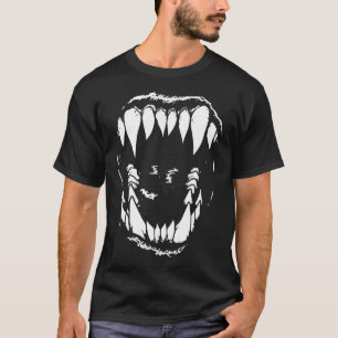T-shirt Vampire Dents Fangs Gothique Horreur Halloween Gru