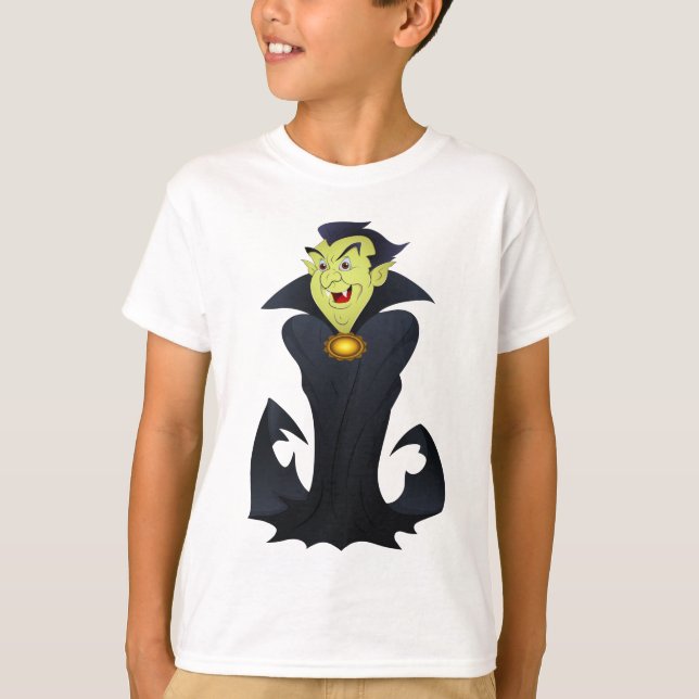 T-shirt Vampire d'Halloween (Devant)
