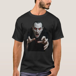 T-shirt Vampire d'Halloween effrayant