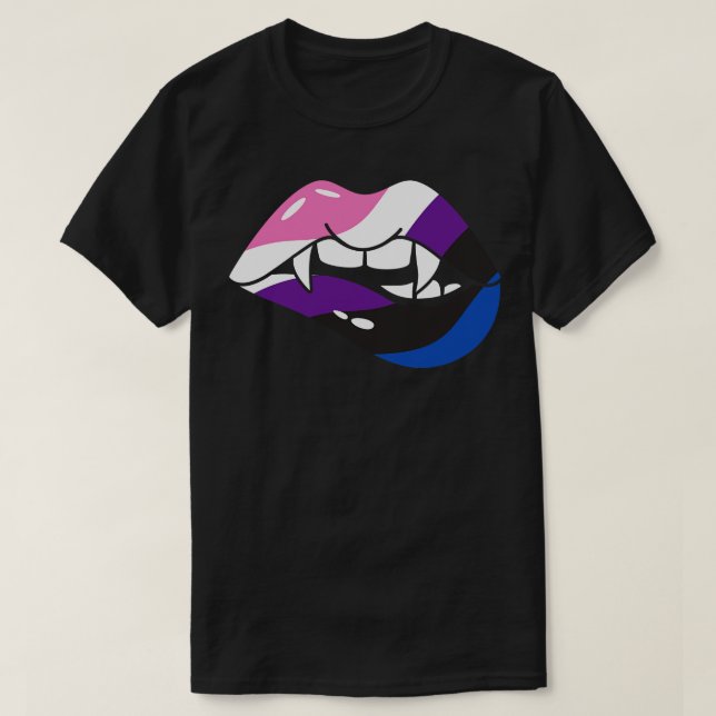 T-shirt Vampire lèvres 2 (Design devant)