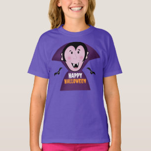 T-shirt Vampire mignon avec chauves-souris Dracula Hallowe