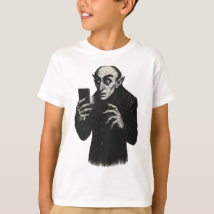 T-shirt Vampire Smartphone Nosferatu Selfie Count Orlok Ha