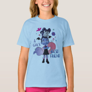 T-shirt Vampirina et Wolfie Le meilleur ami d'une fille