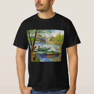 T-shirt Van Gogh Pêche au Printemps, Pont de Clichy
