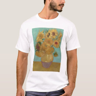 T-shirt Van Gogh - Sunflowers, 3ème version, répétition