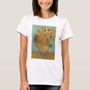 T-shirt Van Gogh - Sunflowers, 3ème version, répétition