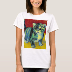 T-shirt Van Gogh Tabby Cat