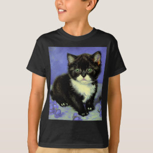 T-shirt Van Gogh Tuxedo Kitten
