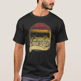T-shirt Van Life Camper Camp Retro les années 70 80s Camp 