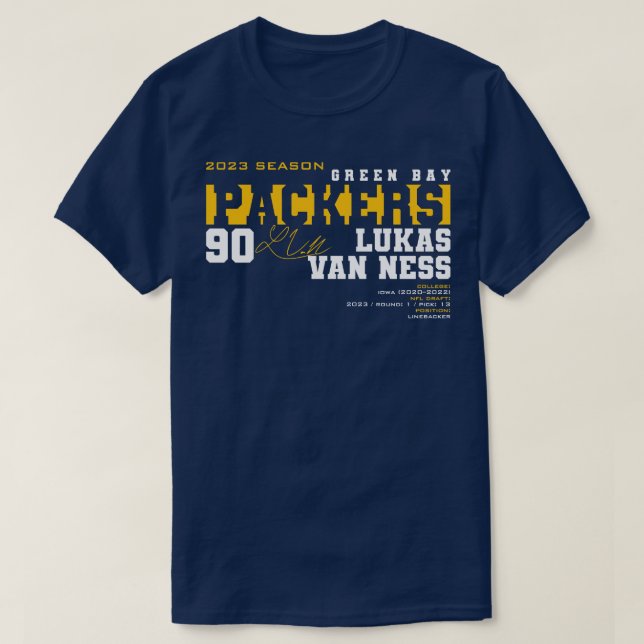 T-shirt Van Ness Packers 2023 (Design devant)