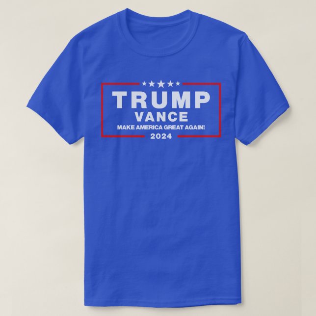 T-shirt VANCE 2024 ÉTOILES USA Casquette (Design devant)