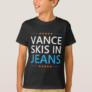 T-shirt Vance Ski En Jeans Drôle Ski Jd Vance Ski Quot
