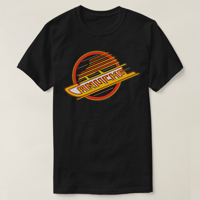 T-shirt Vancouver Hockey Retro Canucks Patinage classique  (Design devant)