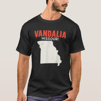 T-shirt Vandalia Missouri USA State America Travel Missour