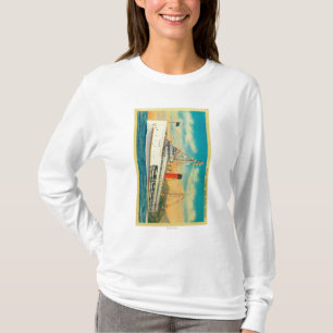 T-shirt Vapeur "Catalina" à l'île de Père Noël Catalin