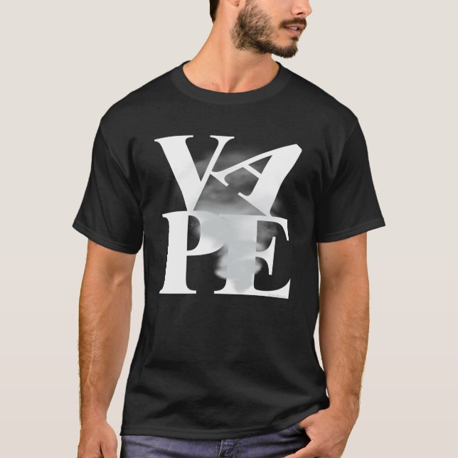 T-shirt Vapeur | Pop 70's Style VAPE -Cloud DK par VapeGoa (Devant)