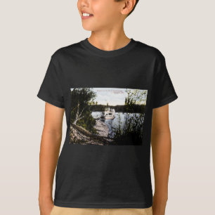 T-shirt Vapeur sur la rivière Saskatchewan, Edmonton, Alt