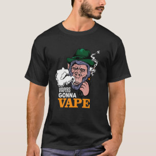 T-shirt Vapeurs Vape Gorilla Monkey Holding a MOD