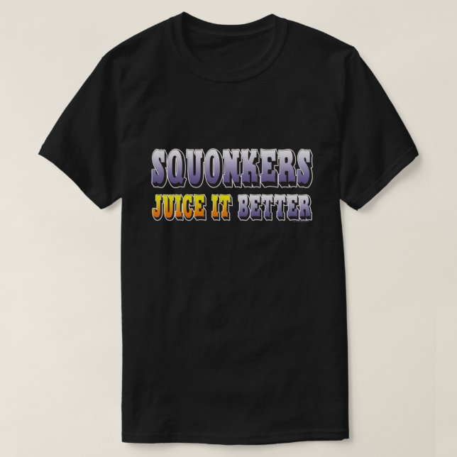 T-shirt VAPhirt | Squonkers Jus it Better VapeGoat™ (Design devant)