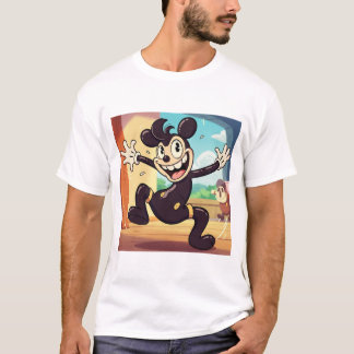 T-shirt Vaporisateur : Une Souris Rétro Joyeuse