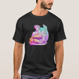 T-shirt Vaporwave de poulet frit Style esthétique Vintage