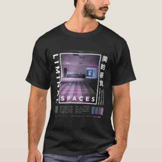 T-shirt Vaporwave des espaces limites