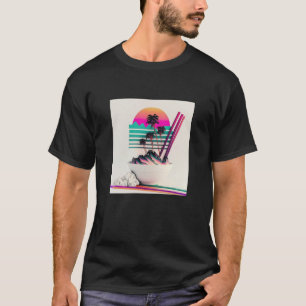 T-shirt Vaporwave Esthétique Glitch Rétrowave Synthwave 1
