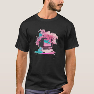T-shirt Vaporwave Esthétique Glitch Retrowave Synthwave 5