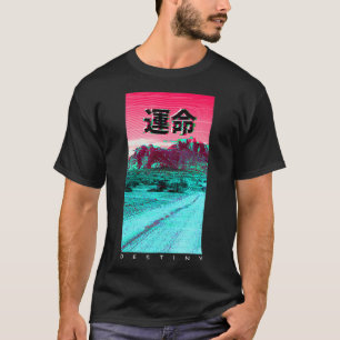 T-shirt Vaporwave esthétique mode 80s 90s Anime Gi