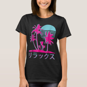T-shirt Vaporwave esthétique Rétro des années 1980 Otak
