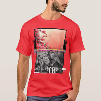 T-shirt Vaporwave Festival de fleurs de cerisiers Sakura S