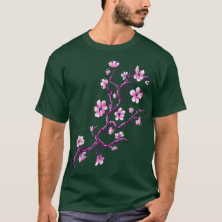 T-shirt Vaporwave Japon Style Japonais Cerise Blossom Saku