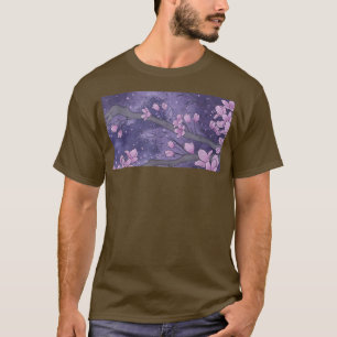 T-shirt Vaporwave Japon Style Japonais Cerise Blossom Saku