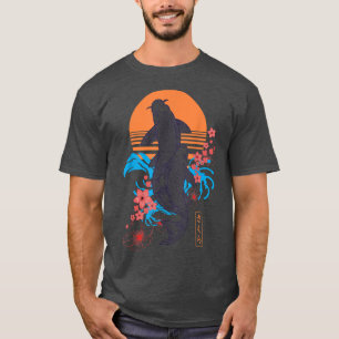 T-shirt Vaporwave japonais Koi Sakura Cerry Blossom Nishi