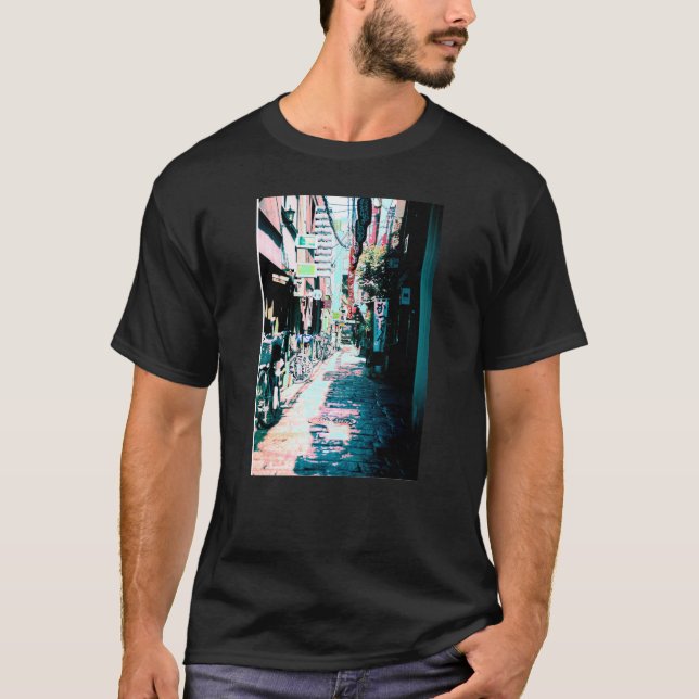 T-shirt Vaporwave japonaise des années 80 90 Lofi Tokyo St (Devant)
