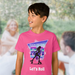 T-shirt Vaporwave Roller Skate fête d'anniversaire