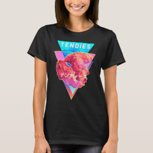 T-shirt Vaporwave Tendies Chicket Tenders Japonais Kanji C