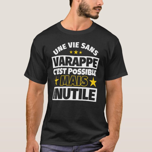 T-shirt Varappe Nappe Nappe Une Vie Sans Varappe Est Possi (Devant)