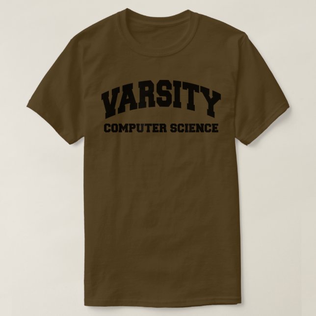 T-shirt Varsity Informatique Drôle Programmation De Dev (Design devant)