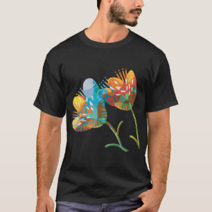 T-shirt Vase à fleurs