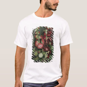 T-shirt Vase à Vincent van Gogh   de roses trémière, 1886