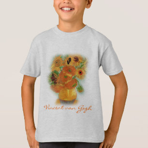 T-shirt Vase avec douze tournesols, van Gogh