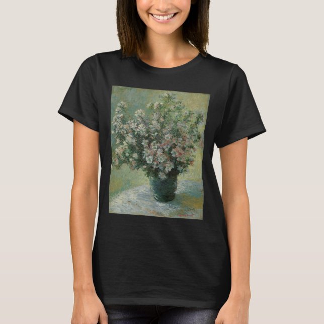 T-shirt Vase de fleurs par Claude Monet (Devant)