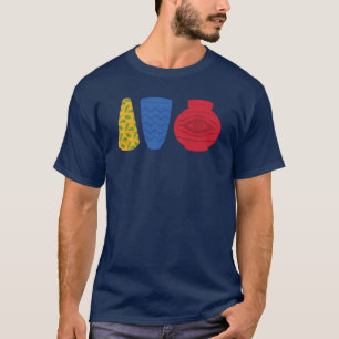T-Shirt Vases Égyptiens Modernes
