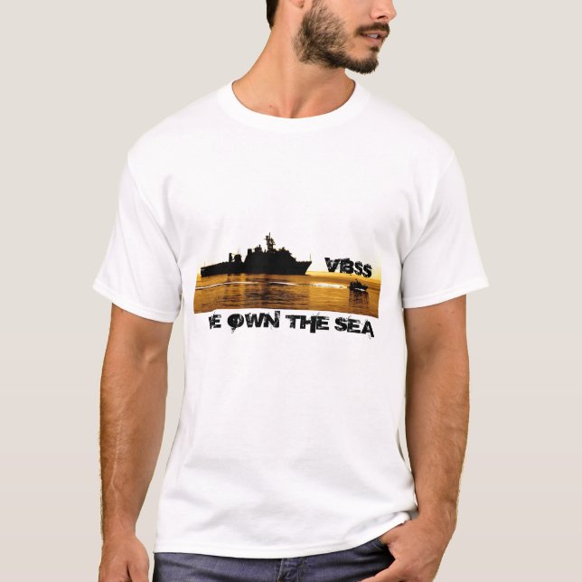 T-SHIRT VBSS NOUS POSSÉDONS LA MER (Devant)