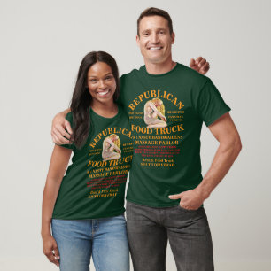 T-SHIRT VD MST MAISON BLANCHE GROUPE TACO BURRITO HOT DOG