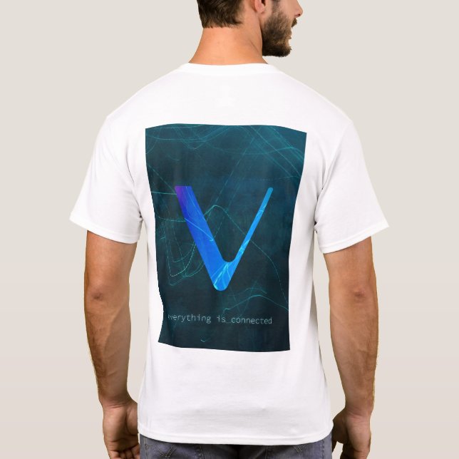 T-shirt VeChain - Tout est connecté (Dos)